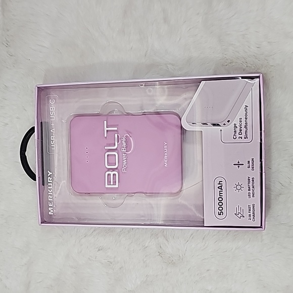 Mercury Bolt Power Bank 5000mAh - Picture 1 of 4